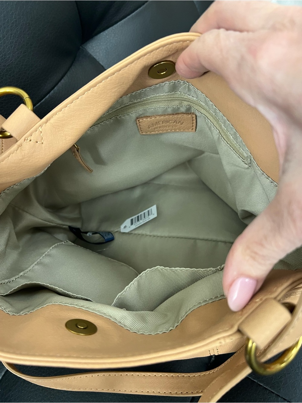 American Leather Co. Shoulder Bag, leather - Picture 5 of 9